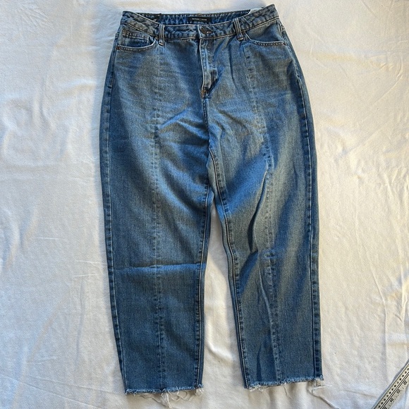 🦋3/40 BLUENOTES Cropped Jeans (32) - Picture 5 of 13